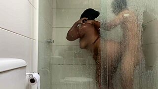 damn he fucked me raw in the bathroom 😈 big cock stretching my ass
