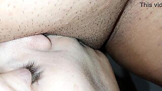 wanna see me piss in her mouth while she licks my clit and gulps it down?