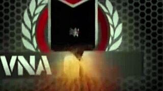 Redhead Penny Pax Rides Big Cock Cowgirl in FFM Threesome with Deepthroat