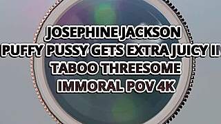 Dean van Damme pounds busty Josephine Jackson's pussy raw doggystyle.