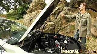 Big Tittied Milf Overpowers College Stud's Hard Cock