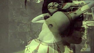 VINTAGE beaver reveal in antique hairy pussy close-up from retro old-school porn