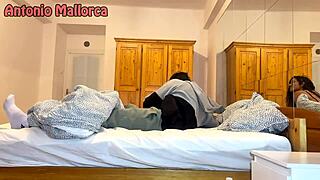 Horny Brazilian milf's big ass pounded hard anally by boyfriend's monster cock quickie style 😈🍑💦