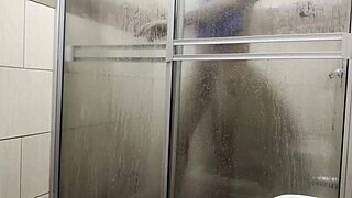 they spy on me in the bathroom while i masturbate with my cousin's panties oh god