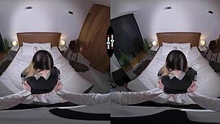 VR DARK ROOM THRUSTS - YOU NAILED THAT BIG TITS BLONDE FOR REAL!