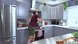 Nia Bleu Ditches Dildo For Stepbrother Kai Jaxon’s Pounding Cock Creaming Hard