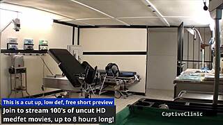 kristen martinez spreads pussy in latex handcuff fetish