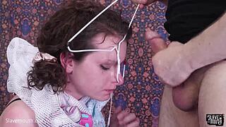 brutal face fuck my pierced nose with hanger paige pierce gagging