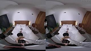 VR DARK ROOM THRUSTS - YOU NAILED THAT BIG TITS BLONDE FOR REAL!