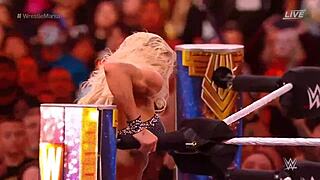 Rhea Ripley Rips Charlotte Flair's Gear in SmackDown Women's Championship WrestleMania Clash