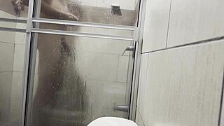 they spy on me in the bathroom while i masturbate with my cousin's panties oh god