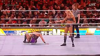 Rhea Ripley Rips Charlotte Flair's Gear in SmackDown Women's Championship WrestleMania Clash