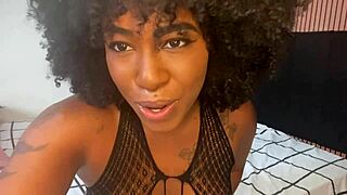 ebony teen joi guides your handjob cum together 3 2 1