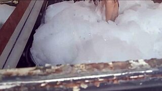 spy on busty latina getting assfucked in bath?