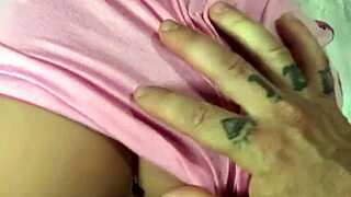 pervy husband addicted to tight stepdaughter fuck doll pussy outdoors