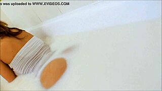 Ever mixed pee in a lesbian bath assfuck kiss session?