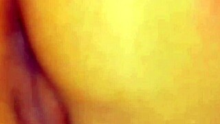 dancehall girlfriend shakes ass before big black cock pounding