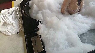 spy on busty latina getting assfucked in bath?