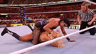 Rhea Ripley Rips Charlotte Flair's Gear in SmackDown Women's Championship WrestleMania Clash