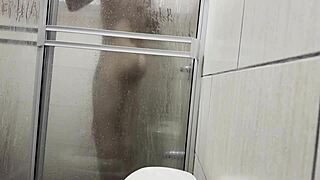 they spy on me in the bathroom while i masturbate with my cousin's panties oh god