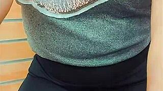 im fingering my slutty pussy with toys at the store now