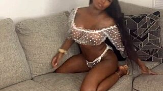 ebony divine cosplayin with fat ass n fake tits