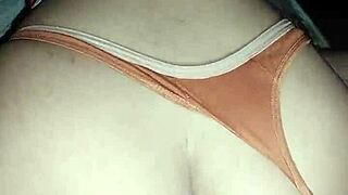 Stepsister's Accidental Anal Fuck Cums on Ass