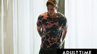 Redhead Cougar Lauren Phillips' Huge Natural Tits Comfort Boyfriend With Bent Over Doggystyle Cumshot.