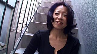 junko sakashita, that asian brunette flashed her boobs on street after fingering tease