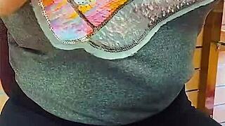 im fingering my slutty pussy with toys at the store now