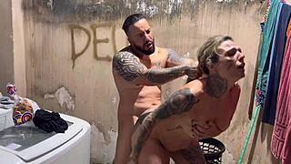 moaning wildly as i fuck tanned catadora de lata's wet pussy outdoor cumming hard on her melado soaked pau