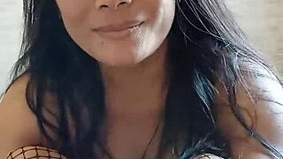 Thaiger poses big ass natural tits in lingerie. Does thai bbw turn you on?