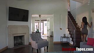 aaliyah hadid bound and rides cock like total slave