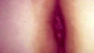 Her buttocks bounce rhythmically as she pleasures him fully in amateur play