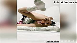 jovencita, shove that dildo in then let your school friend fuck your petite nerd pussy on camera?