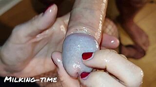 Ultimate Glans MILK Massage Milks Monster Cock Dry