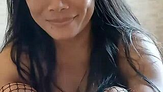 Thaiger poses big ass natural tits in lingerie. Does thai bbw turn you on?