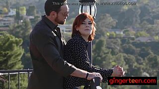 Horny Redhead Teen Cruises City Then Takes Deep Pounding