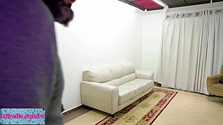 mirella squirts all over as her corno hubby walks in on her taking that american bbc deep in every hole during halloween group fun