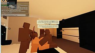 whoa blacked roblox whore takes monster bbc in rough 3some anal 😈🍑💦