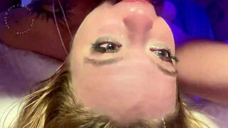 i'm gagging on this huge cock in extreme pov face fucking it goes so deep down my throat ugh