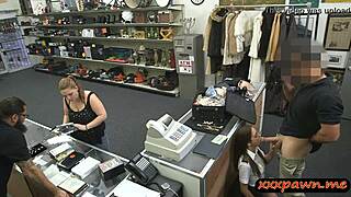 hidden cam catches latina stewardess railed hard by pawn keeper's monster cock