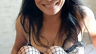 Thaiger poses big ass natural tits in lingerie. Does thai bbw turn you on?