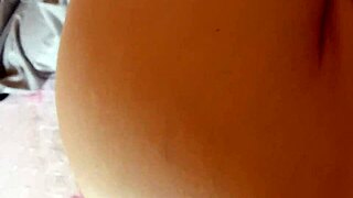 Curvy fat ass shakes wildly on the bed, begging for rough bedroom pounding now.