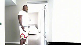 Stepbro, your huge black dick is too big for my ebony throat!