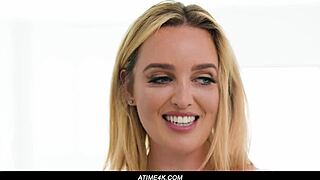 Up close narrative captures Charlie Forde's blonde allure and expressions