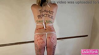 oh god my crazy husband's kinky body writing fetish humiliates me so good