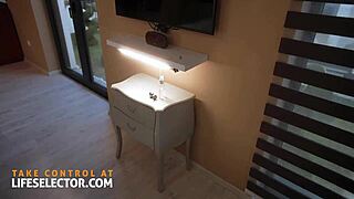 pov sasha rose obeys every command in hard anal pounding