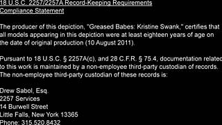 hey curvy kristine swank oils her voluptuous body so smoothly