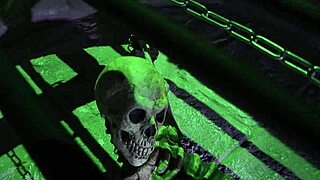 blindfolded babe submits to rough femdom domination and dripping orgasms